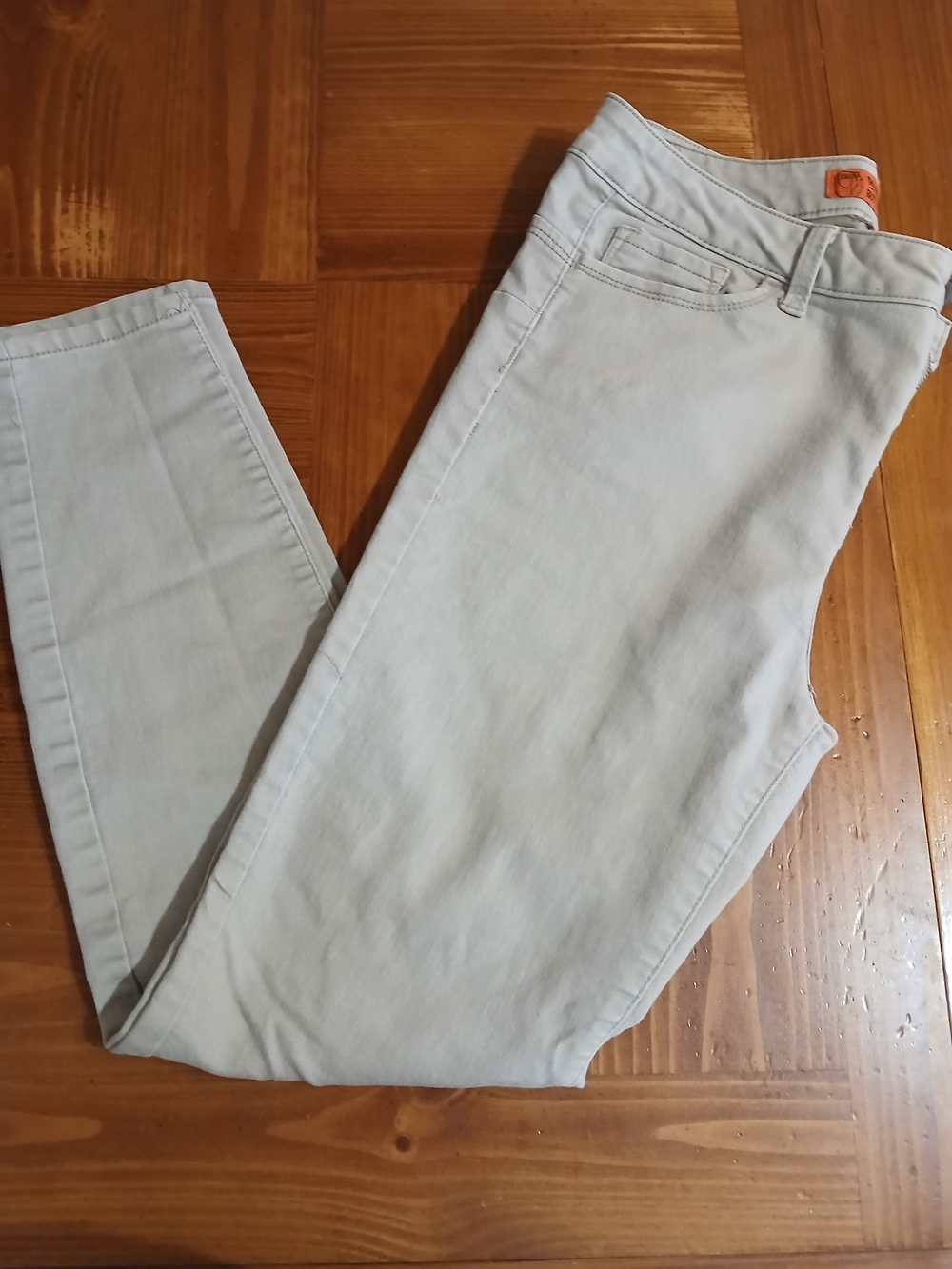Wax Jean Light Gray Skinny Jeans